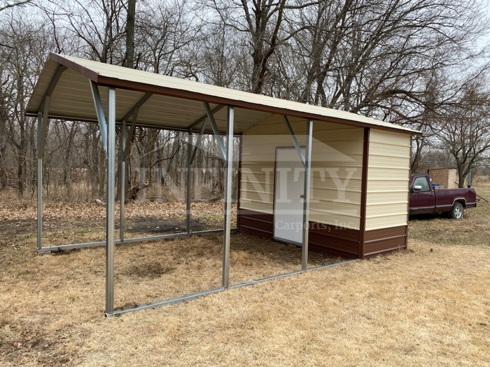 vertical utility carport