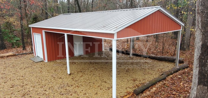 vertical utility carport