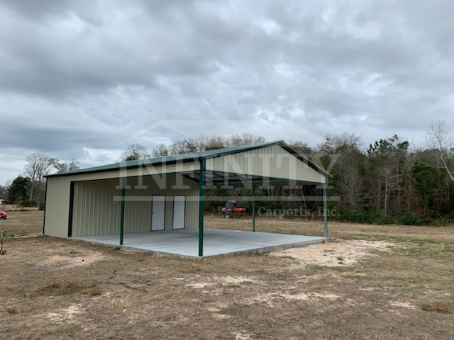 vertical utility carport