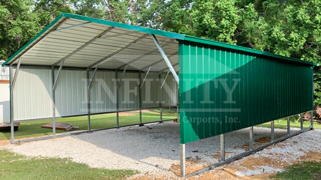 metal carport construction