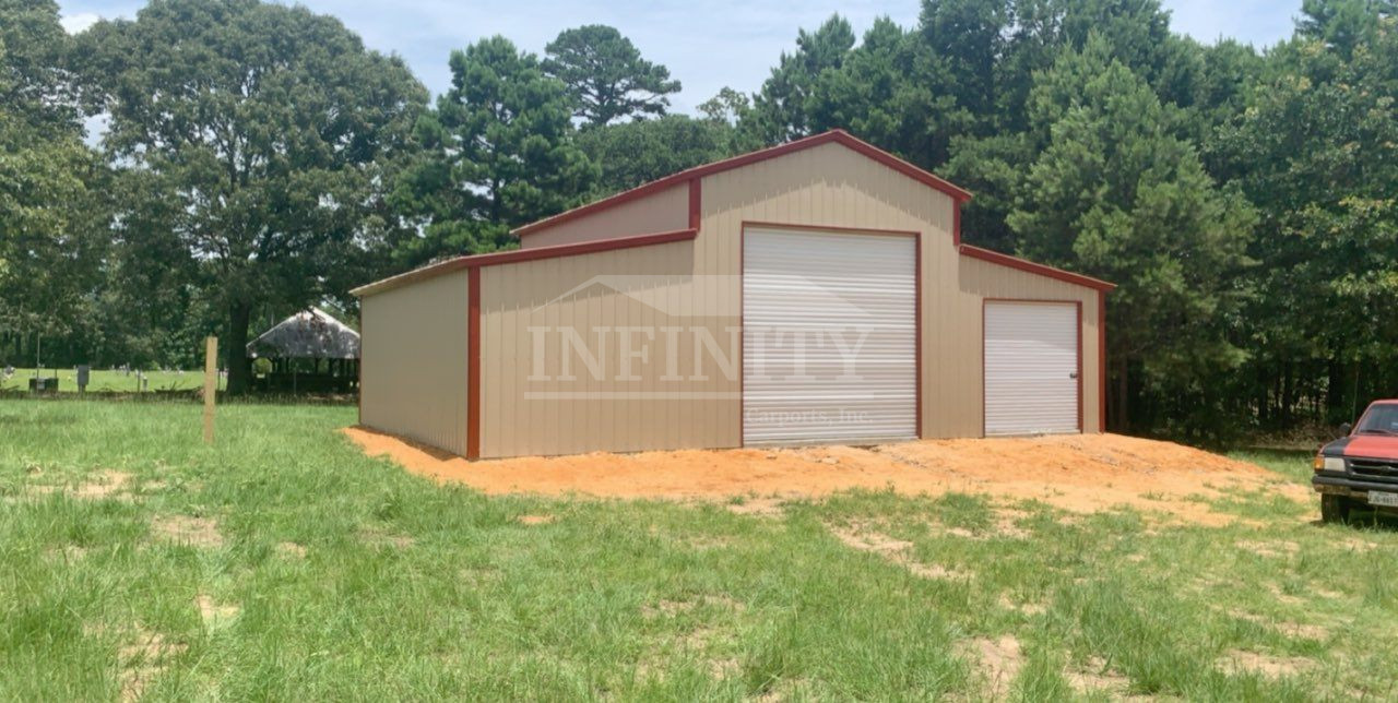 Daingerfield metal barns